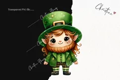 Cute Leprechauns PNG | St Patricks PNG Product Image 2
