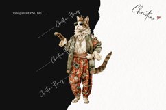 Whimsical Vintage Cats | Vintage PNG Product Image 2