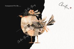 Vintage Patchwork Birds PNG | Vintage PNG Product Image 2