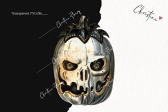 Vintage Black Jack O Lanterns | Halloween PNG Product Image 2