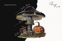 Vintage Death Cap Mushrooms | Halloween PNG Product Image 2
