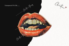 Vintage Halloween Lips | Halloween PNG Product Image 2