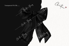 Black Coquette Bows | Goth PNG Product Image 2