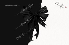 Black Coquette Bows | Goth PNG Product Image 2