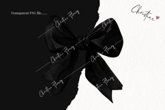 Black Coquette Bows | Goth PNG Product Image 2