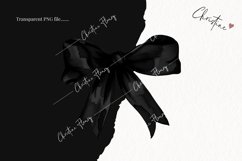 Black Coquette Bows | Goth PNG Product Image 2