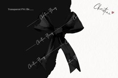 Black Coquette Bows | Goth PNG Product Image 2