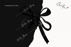 Black Coquette Bows | Goth PNG Product Image 2