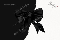 Black Coquette Bows | Goth PNG Product Image 2