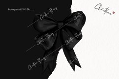 Black Coquette Bows | Goth PNG Product Image 2