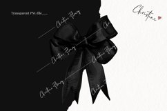 Black Coquette Bows | Goth PNG Product Image 2