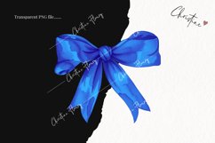 Blue Coquette Bows | Summer PNG Product Image 2