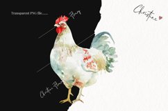 Watercolor Chickens | Farmhouse PNG Product Image 2