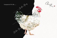 Watercolor Chickens | Farmhouse PNG Product Image 2