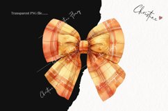 Watercolor Fall Bows | Fall PNG Product Image 2