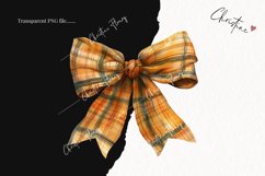 Watercolor Fall Bows | Fall PNG Product Image 2