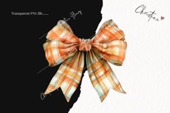 Watercolor Fall Bows | Fall PNG Product Image 2