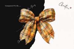 Watercolor Fall Bows | Fall PNG Product Image 2