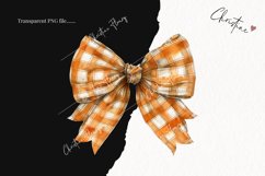 Watercolor Fall Bows | Fall PNG Product Image 2