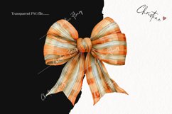 Watercolor Fall Bows | Fall PNG Product Image 2