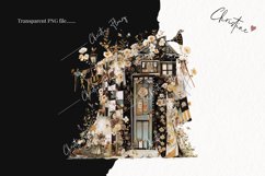 Patchwork Whimsical Vintage Houses | Whimsical PNG Product Image 2