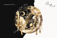 Patchwork Round Backgrounds | Whimsical PNG Product Image 2