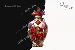 Wonderland Potion Bottles Clipart | Fairytale PNG Product Image 2