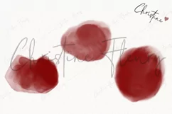Watercolor Blood Drops Clipart | True Crime PNG Product Image 3