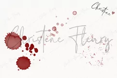 Watercolor Blood Splatter Clipart | True Crime PNG Product Image 3