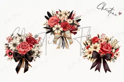 Pop Art Retro Flowers PNG | Valentine's Day Clipart Product Image 3