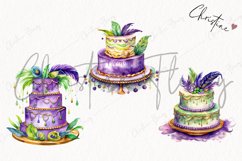 Mardi Gras Cakes PNG | Party Clipart Product Image 3
