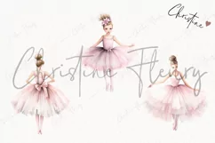 Watercolor Ballerinas Clipart | Ballet Clipart Product Image 3