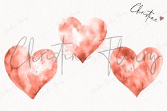 Watercolor Rose Gold Heart PNG | Valentine&#039;s Day Clipart Product Image 3