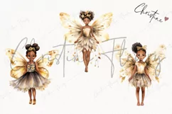 Golden Fairies Clipart | Fantasy PNG Product Image 3