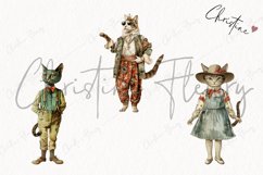 Whimsical Vintage Cats | Vintage PNG Product Image 3