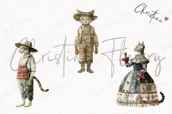 Whimsical Vintage Cats | Vintage PNG Product Image 3