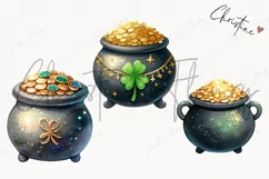 Pot Of Gold PNG | St Patricks PNG Product Image 3