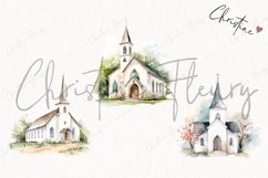 Watercolor Church PNG | Christian PNG Product Image 3