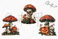 Vintage Death Cap Mushrooms | Halloween PNG Product Image 3