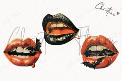 Vintage Halloween Lips | Halloween PNG Product Image 3