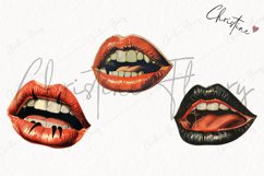 Vintage Halloween Lips | Halloween PNG Product Image 3