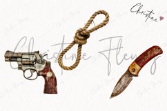 Vintage True Crime Detective Weapons | True Crime PNG Product Image 3