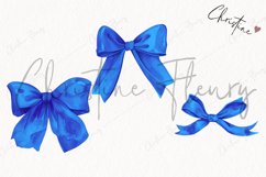 Blue Coquette Bows | Summer PNG Product Image 3