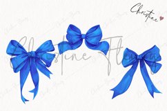Blue Coquette Bows | Summer PNG Product Image 3