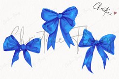 Blue Coquette Bows | Summer PNG Product Image 3
