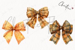 Watercolor Fall Bows | Fall PNG Product Image 3