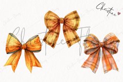 Watercolor Fall Bows | Fall PNG Product Image 3