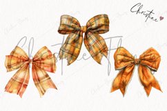 Watercolor Fall Bows | Fall PNG Product Image 3