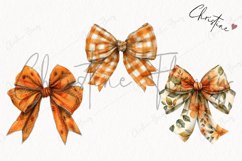 Watercolor Fall Bows | Fall PNG Product Image 3