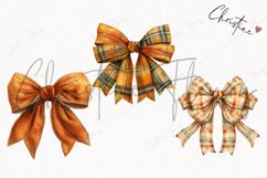 Watercolor Fall Bows | Fall PNG Product Image 3
